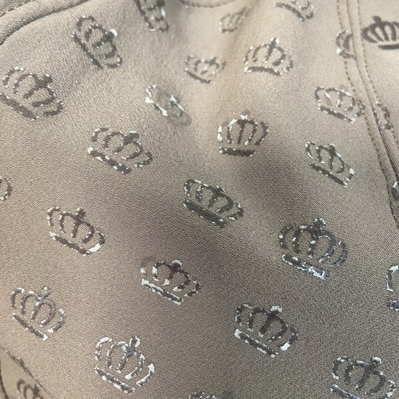 Horze Queenie Women's Silicone Full Seat Breeches Brown Black US SZ 28 Riding - Picture 5 of 11